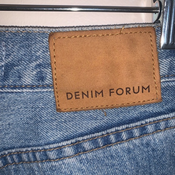 Denim Forum The Farrah High Rise Wide Leg 28L 25 - Picture 7 of 13